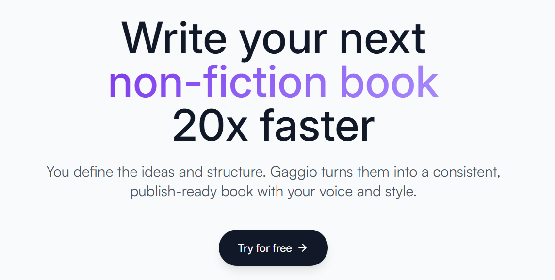 gaggiowriter.com image